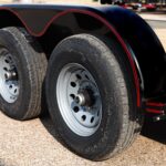 Car hauler trailer wheels